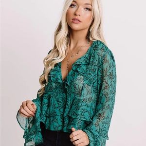 Moment of the Surprise Ruffle Top